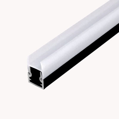 Modern Warm 3500K 900LM Schneider / Schwarzes Aluminium Einzelglas Regallicht für 6-8MM Glas