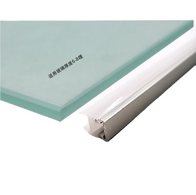 LED Moderne Aluminium Einzelglas-Regallicht mit warmen weißen Naturlichtern