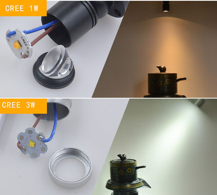 Moderne schwarze verstellbare LED-Spiegellampe mit Farbtemperaturoptionen