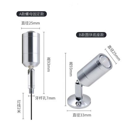 3W LED Mini Spot Light mit Aluminiumlampenkörper