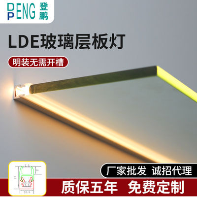 12VDC Einfachglasregal LED-Beleuchtung Anzeige Stand für Schmuckvitrine