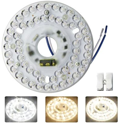 Dia125mm Round Pcb Board 4,9' LED Retrofit Light Kit 22W Farbe 3000K/4500K/6000K CRI90 Für Deckenventilator Licht Ersatz Panel PCB,Deckenlicht LED Retrofit Kit,120V 2200LM,