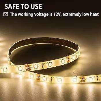 Flexible LED Streifenleuchten 600 Einheiten LEDs LED Streifen Wasserdicht 12 Volt LED Lichtstreifen Pack von 16,4 Fuß/5m für Ferien Home Party Innen- und Außendekoration Wasserdicht Weiß 1 Pack