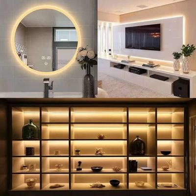 Flexible LED Streifenleuchten 600 Einheiten LEDs LED Streifen Wasserdicht 12 Volt LED Lichtstreifen Pack von 16,4 Fuß/5m für Ferien Home Party Innen- und Außendekoration Wasserdicht Weiß 1 Pack