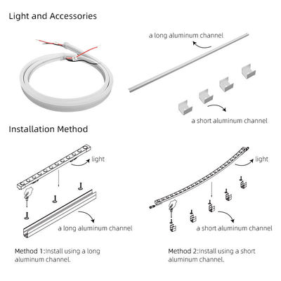 24V/12V.DC 10W flexibler Neonlichtstreifen für Decorationsschränke