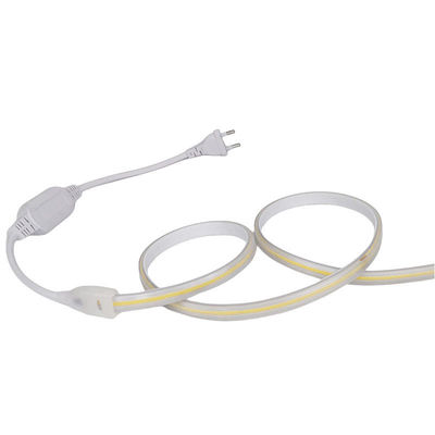 110V 220V wasserdichtes COB-LED-Lichtband mit PVC-Kleber angepasst Blau / Eisblau / Weiß / Grün / Lila / Gold / Rosa