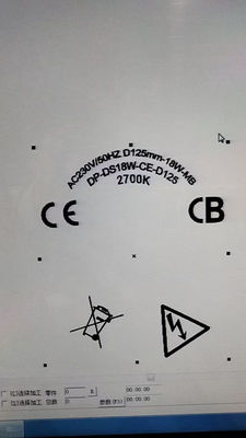 LED-Deckenventilatorlicht ersetzen: Neue Produkte: Dia125mm Einfarbe 2700K, CE ROHS ERP-Zertifizierung genehmigt