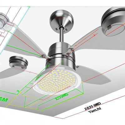 2835SMD LED Deckenventilator-Lichtersatz - Aluminium-Leiterplatte, 3000K Warmweiß