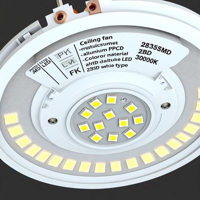 2835SMD LED Deckenventilator-Lichtersatz - 3000K Aluminium-Leiterplatte Energy Star zertifiziert