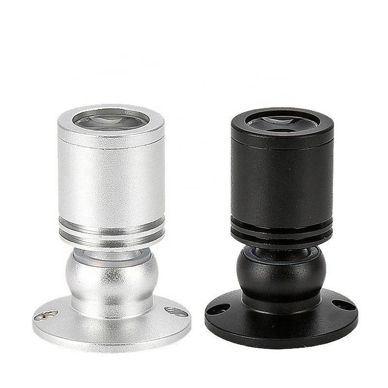 Moderne schwarze verstellbare LED-Spiegellampe mit Farbtemperaturoptionen