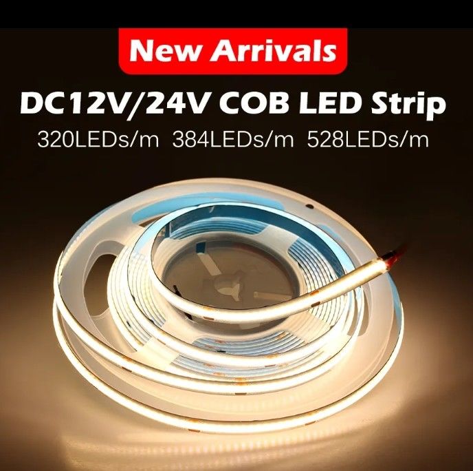 COB Streifenlicht Auto Led Streifenlicht 320led 384led 480led 528led 768leds RGB COB Led Streifenlicht Für Aluminiumprofil