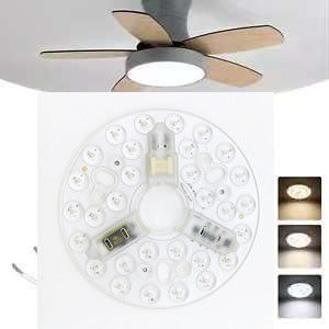ERP Rosh LED-Module 5CCT 12W/18W/24W DIP-Schalter Deckenleuchtenventilator mit Witch Power Ersetzt LED-Modul